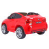 BMW X6M XXL dla 2 dzieci Czerwony SUV + Pilot + Ekoskóra