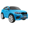 SUV BMW X6M XXL dla 2 dzieci Lakier Niebieski + Pilot