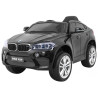 BMW X6M Elektryczne Autko dla dzieci - Czarny SUV + Pilot