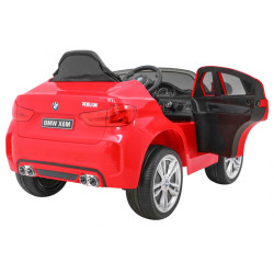 BMW X6M Elektryczne Autko dla dzieci - Czerwony SUV + Pilot