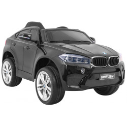 BMW X6M Elektryczne Autko dla dzieci - Czarny SUV + Pilot