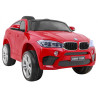 BMW X6M Elektryczne Autko dla dzieci, Czerwony SUV + Pilot
