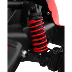 Gokart na akumulator Bolid XR-1 dla dzieci Czerwony + Regulowana kierownica + Profilowane siedzenie