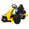 Gokart na akumulator Bolid XR-1 dla dzieci Żółty + Regulowana kierownica + Profilowane siedzenie