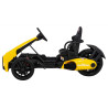 Gokart na akumulator Bolid XR-1 dla dzieci Żółty + Regulowana kierownica + Profilowane siedzenie