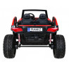 Buggy Clash na akumulator dla 2 dzieci Czerwony + Pilot + Napęd 4x4 + Regulacja siedzenia + Radio MP3 + LED