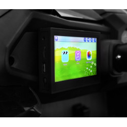 Buggy SuperStar dla dzieci Czarny + MP4 + Napęd 4x4 + Pilot + Bagażnik + LED + Blokada drzwi