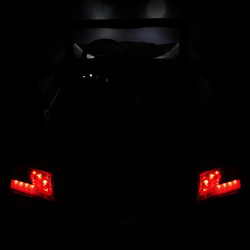 Buggy SuperStar dla dzieci Czarny + MP4 + Napęd 4x4 + Pilot + Bagażnik + LED + Blokada drzwi