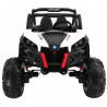 Buggy SuperStar dla dzieci Biały + Napęd 4x4 + Pilot + Bagażnik + MP3 LED + Blokada drzwi