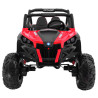 Buggy SuperStar dla dzieci Czerwony + Napęd 4x4 + Pilot + Bagażnik + MP3 LED + Blokada drzwi
