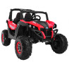Buggy SuperStar dla dzieci Czerwony + Napęd 4x4 + Pilot + Bagażnik + MP3 LED + Blokada drzwi