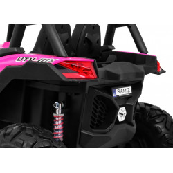 Buggy SuperStar dla dzieci Różowy + Napęd 4x4 + Pilot + Bagażnik + MP3 LED + Blokada drzwi