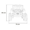 Buggy UTV 2000M Racing Auto na akumulator Czerwony + MP3 Dźwięki Światła + Pilot + Wolny Start