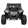 Buggy UTV Terenówka dla dzieci Czarny + Pilot + Bagażnik + Wolny Start + EVA + MP3 LED