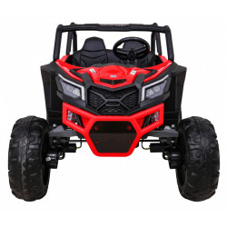 Buggy UTV-MX na akumulator dla dzieci Czerwony + Napęd 4x4 + Pilot + Audio LED + Schowek + EVA + Wolny Start