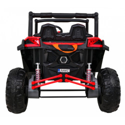 Buggy UTV-MX na akumulator dla dzieci Czerwony + Napęd 4x4 + Pilot + Audio LED + Schowek + EVA + Wolny Start