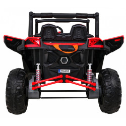 Buggy UTV-MX na akumulator dla dzieci Czerwony + Napęd 4x4 + Pilot + Audio LED + Schowek + EVA + Wolny Start