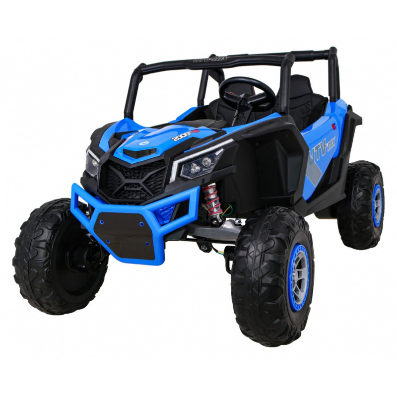 Buggy UTV-MX na akumulator dla dzieci Niebieski + Napęd 4x4 + Pilot + Audio LED + Schowek + EVA + Wolny Start