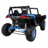 Buggy UTV-MX na akumulator dla dzieci Niebieski + Napęd 4x4 + Pilot + Audio LED + Schowek + EVA + Wolny Start