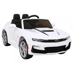 Chevrolet Camaro 2SS na akumulator Biały + Pilot + Koła EVA + Wolny Start + Dźwięki Światła