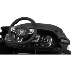 Autko Rapid Racer elektryczne dla dzieci, Czarny SUV + Pilot