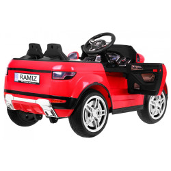 Autko Rapid Racer elektryczne dla dzieci, Czerwony SUV + Pilot