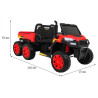 Autko Farmer Truck dla 2 dzieci Czerwony + Napęd 4x4 + Pilot + Kiper + Audio LED