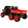 Autko Farmer Truck dla 2 dzieci Czerwony + Napęd 4x4 + Pilot + Kiper + Audio LED