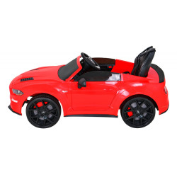 Autko Ford Mustang GT na akumulator dla dzieci Czerwony