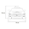 Autko Ford Mustang GT na akumulator dla dzieci Czerwony