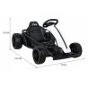 Gokart FX1 Drift Master na akumulator dla dzieci Biały + Funkcja Driftu + Koła EVA