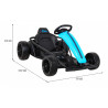 Gokart FX1 Drift Master na akumulator dla dzieci Niebieski + Funkcja Driftu + Koła EVA