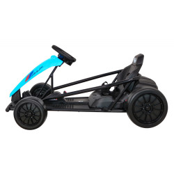 Gokart FX1 Drift Master na akumulator dla dzieci Niebieski + Funkcja Driftu + Koła EVA