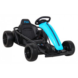 Gokart FX1 Drift Master na akumulator dla dzieci Niebieski + Funkcja Driftu + Koła EVA