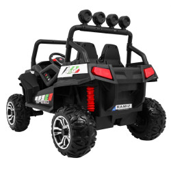 Grand Buggy Strong Lift dla dzieci Biały + Napęd 4x4 + Pilot + Bagażnik + Radio MP3 + LED