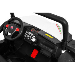 Grand Buggy Strong Lift dla dzieci Biały + Napęd 4x4 + Pilot + Bagażnik + Radio MP3 + LED