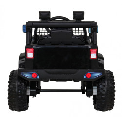 Autko Jeep Dark Night na akumulator dla dzieci Czarny + Wolny Start + EVA + Audio LED