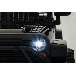 Autko Jeep Dark Night na akumulator dla dzieci Czarny + Wolny Start + EVA + Audio LED