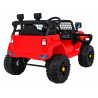 Autko Jeep Dark Night na akumulator dla dzieci Czerwony + Wolny Start + EVA + Audio LED