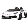 Lamborghini SVJ DRIFT dla 2 dzieci Biały + Funkcja driftu + Pilot + MP3 LED + Wolny Start