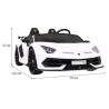 Lamborghini SVJ DRIFT dla 2 dzieci Biały + Funkcja driftu + Pilot + MP3 LED + Wolny Start