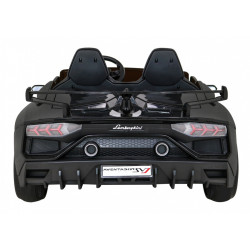 Lamborghini SVJ DRIFT dla 2 dzieci Czarny + Funkcja driftu + Pilot + MP3 LED + Wolny Start