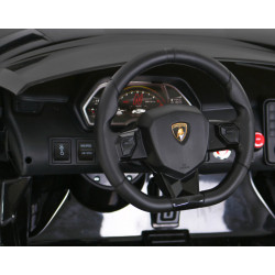 Lamborghini SVJ DRIFT dla 2 dzieci Czarny + Funkcja driftu + Pilot + MP3 LED + Wolny Start