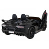 Lamborghini SVJ DRIFT dla 2 dzieci Czarny + Funkcja driftu + Pilot + MP3 LED + Wolny Start
