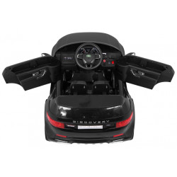 Land Rover Discovery dla dzieci Czarny SUV + Pilot